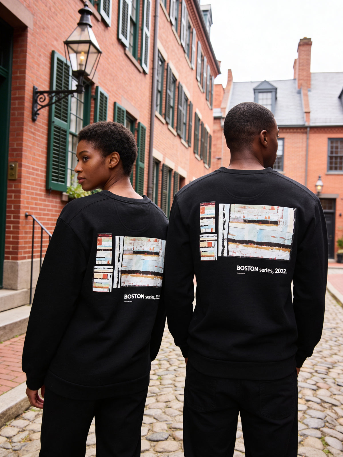 Boston Series Crewneck — Black