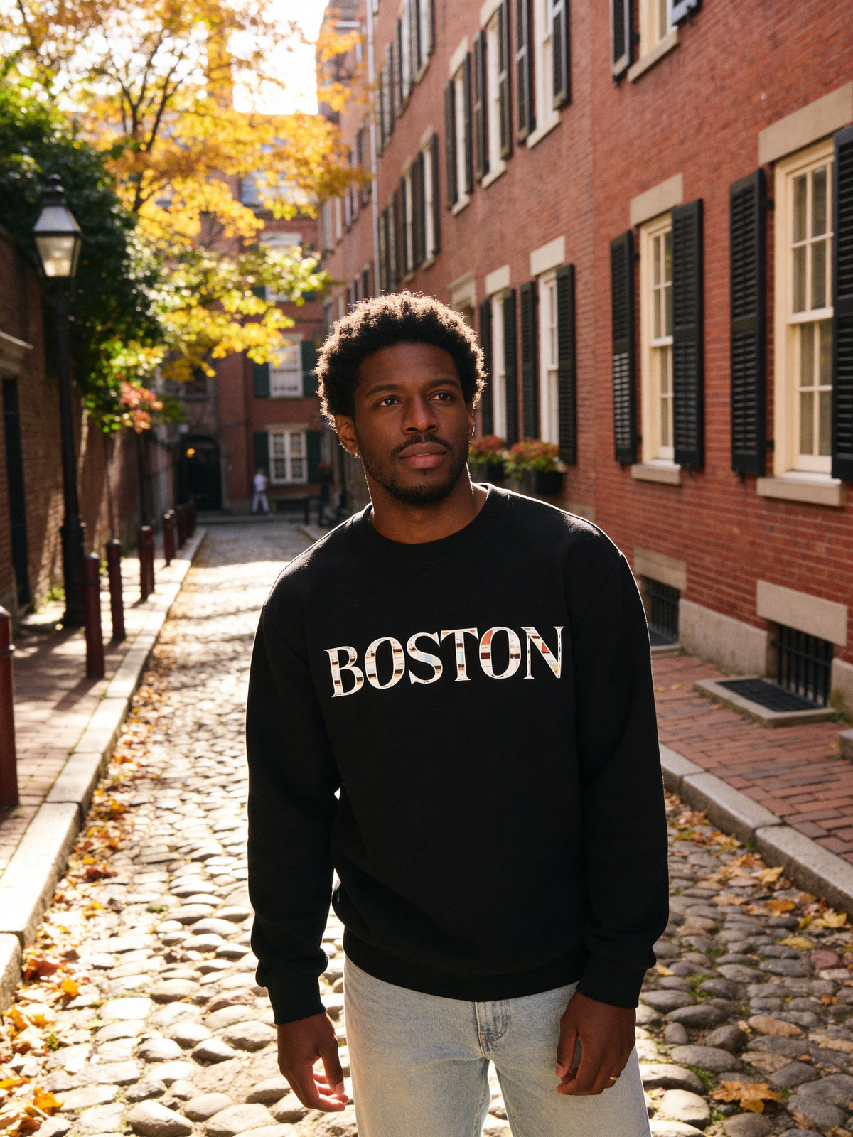 Boston Series Crewneck — Black