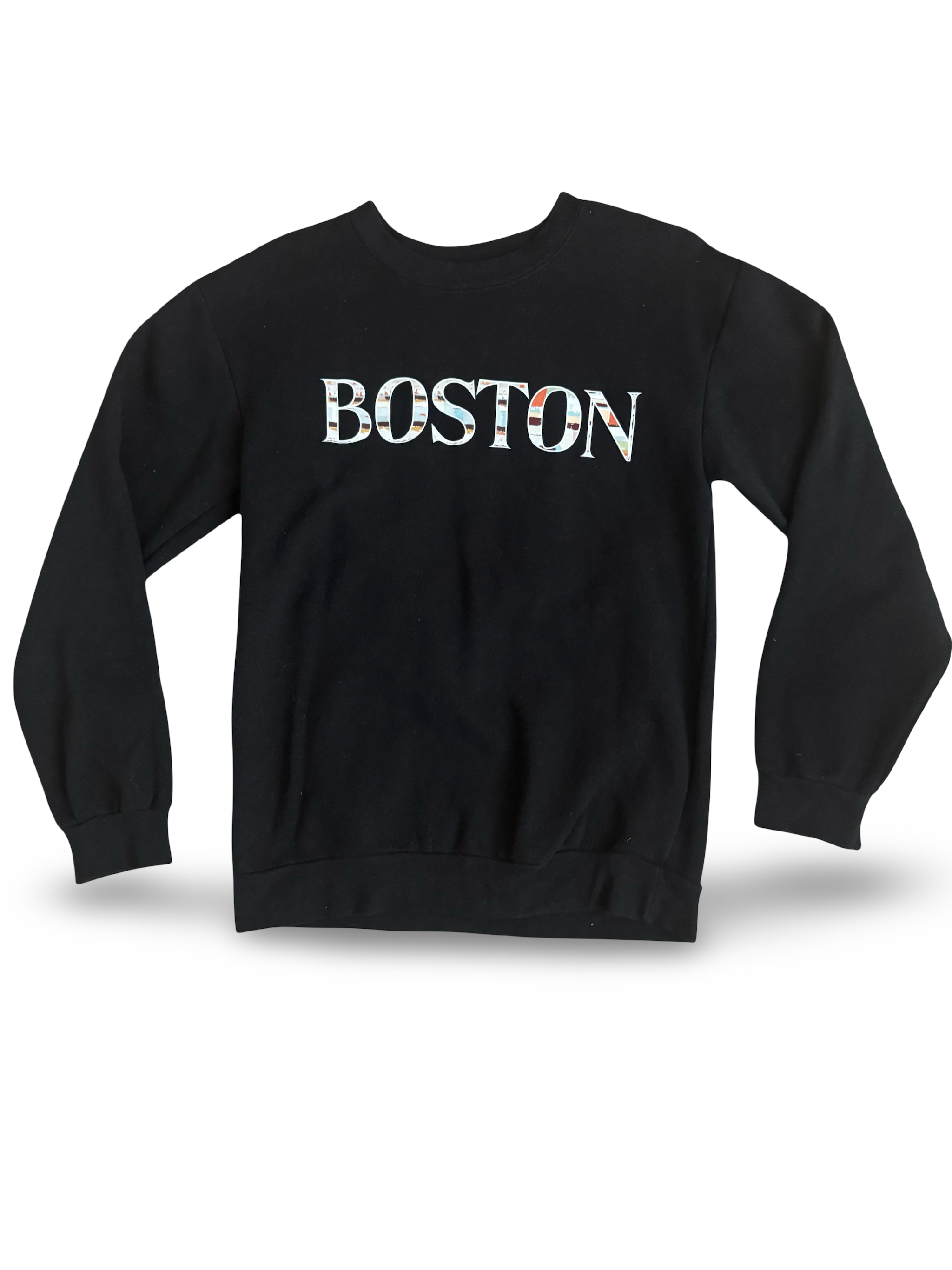 Boston Crewneck Sweatshirt – Black Unisex